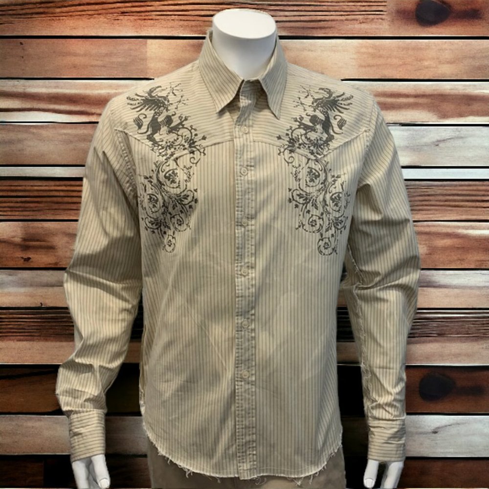 Roar Signature “Roan Design” Distressed Shirt MD